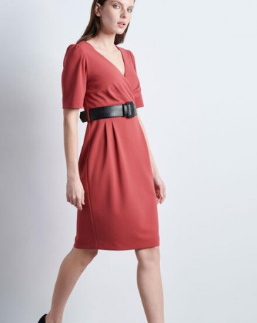 Bill Cost cruise dress with belt Pink