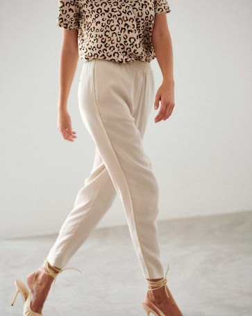 Bill Cost pants with side skirt Beige 