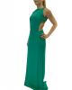 Maxi φόρεμα Giorgio Ajutanti με διαφάνεια στην πλάτη Πράσινο