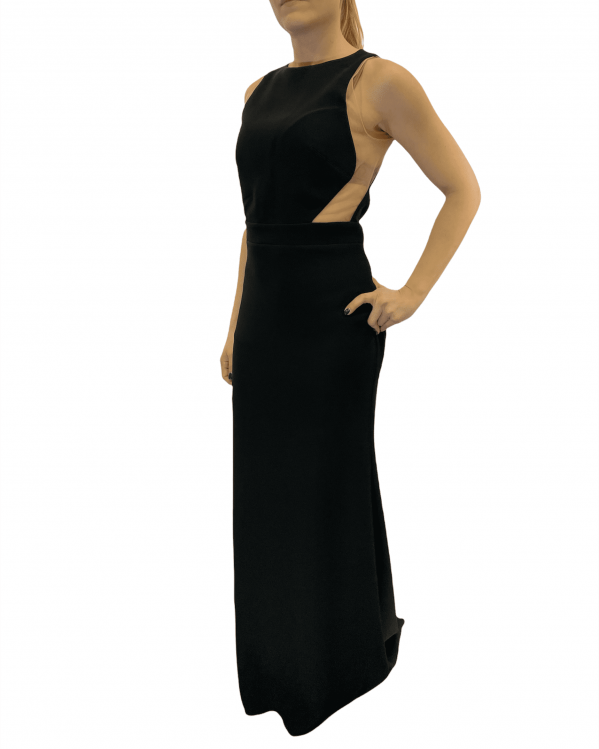 Maxi φόρεμα Giorgio Ajutanti με τούλι Μαύρο
