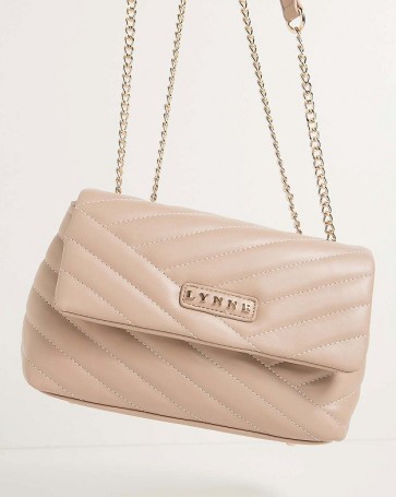Lynne bag with chain Nude 