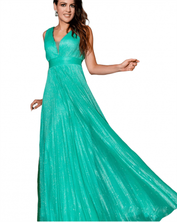 Glittering maxi dress Bellona Mint