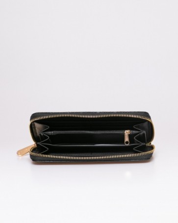 Heavy Tools wallet with zipper Black