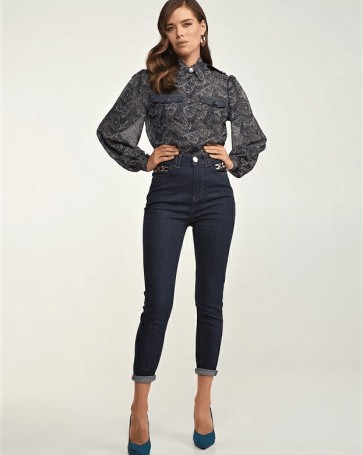 Lynne Amber jeans with gold detail Blue