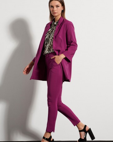 Bill Cost fabric pants Purple