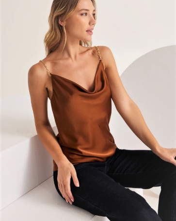 Enzzo Erica blouse Brown