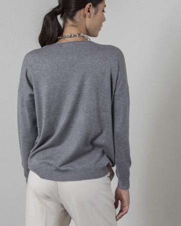 Knitted Cento oversized essentials Gray