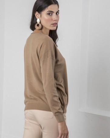 Knitted Cento oversized essentials Camel