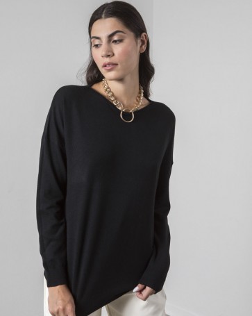 Knitted Cento oversized essentials Black