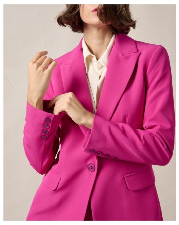 Passager jacket with button Fuchsia