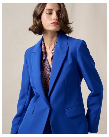 Passager jacket with button Blue Royal