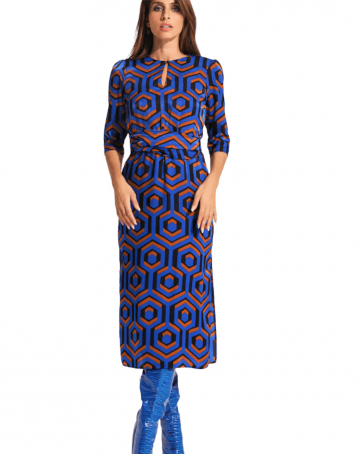 Enzzo Routh dress Blue Royal
