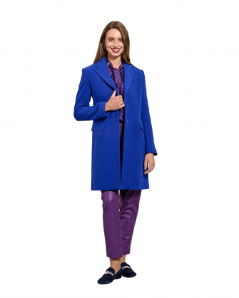 Mid-line Passager coat Blue Royal