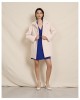 Solid color Passager coat with buttons Ecru