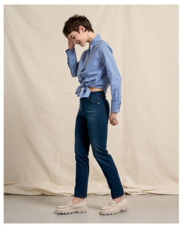 Five-pocket classic jean Passager pants Blue