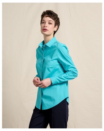 Cotton basic shirt Passager Turquoise