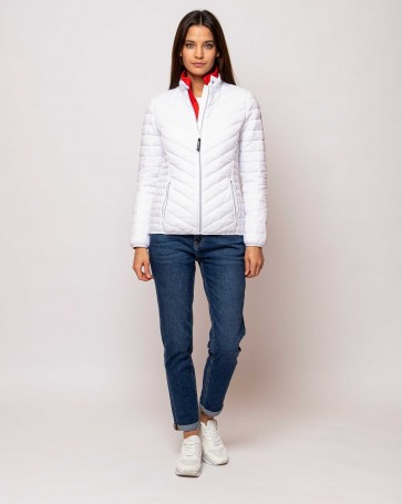 Heavy Toos quilted jacket White
