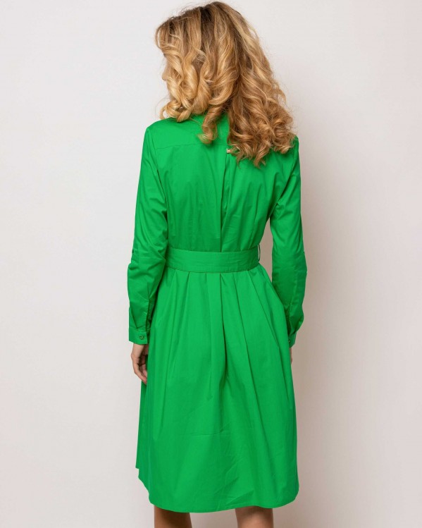 Φόρεμα σεμιζιέ Heavy Tools Πράσινο