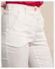 Παντελόνι cotton Passager με λοξή τσέπη Λευκό