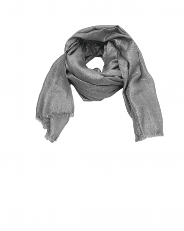 Lurex scarf Silver