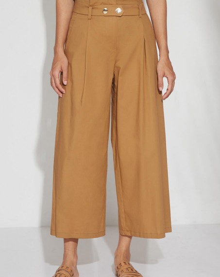 Bill Cost cropped pants with belt Tamba