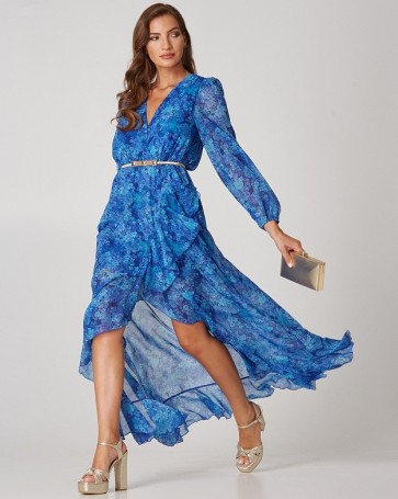 Lynne printed maxi dress Blue 