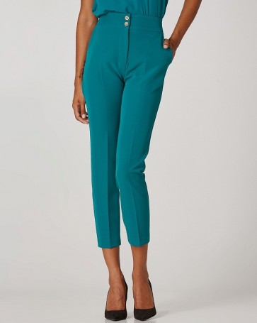 Lynne high-waisted skinny pants Emerald