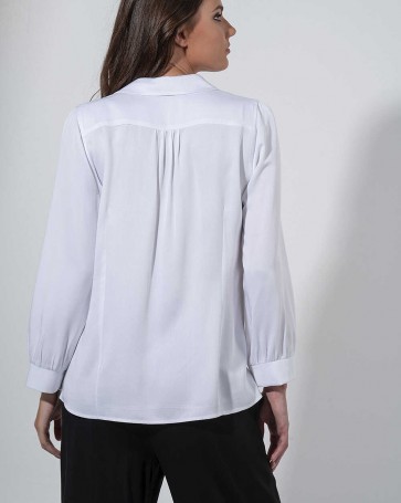 VE Maki Philosophy shirt with gold buttons Off White