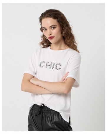 Μπλούζα t-shirt Passager ''Chic'' Λευκό