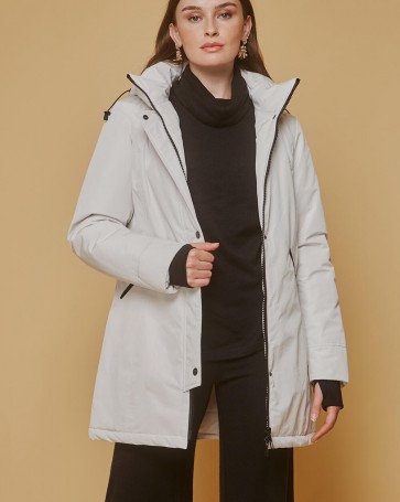 Bill Cost waterproof jacket with hood White