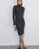 Φόρεμα ριπ lurex Cento Μαύρο