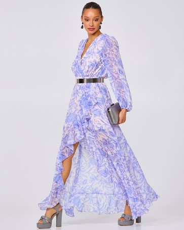 Lynne floral maxi crotch dress Lilac 