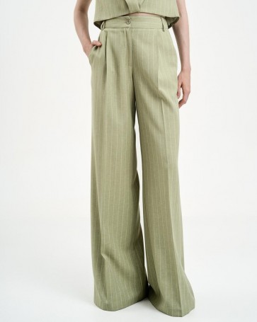 Striped Access trousers Teal 