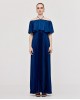 Φόρεμα μάξι Access με τσαλακωτή όψη Μπλε