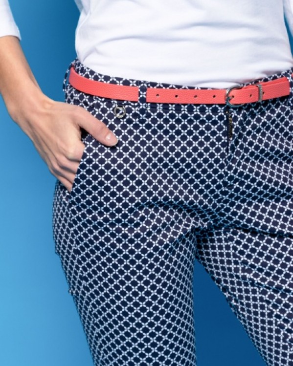 Παντελόνι με πλαϊνή τσέπη Heavy Tools drops pattern Μπλε
