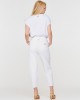 Βαμβακερή μπλούζα Lynne με τύπωμα Λευκό